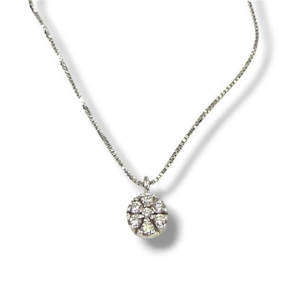 Necklace Gianni Pace Woman Punti luce in White Gold Diamante 0.14 Ct CIO7PT - CIO7PT